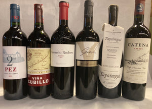 Selection of Red Wines with Wood