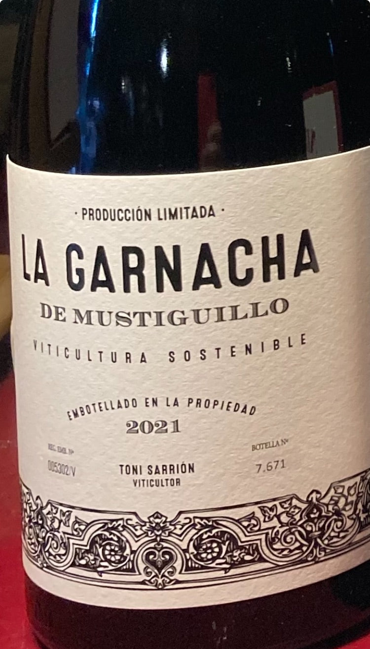 La Garnacha de Mustiguillo 2021